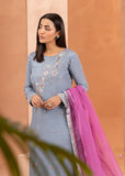 Allure by Ih - ZADE - Grey - Raw Silk - 3 Piece
