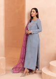 Allure by Ih - ZADE - Grey - Raw Silk - 3 Piece