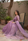 Omal by Komal - HOOR (Frock & Dupatta) - Lavender - Maysuri & Net - 2 Piece