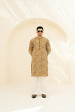 DEEPAK & FAHAD - Zayden - Gold & White - cotton-silk - 2 Piece