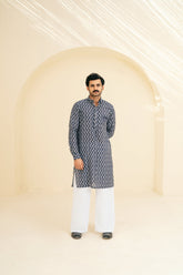 DEEPAK & FAHAD - Rayn - Black & White - jute-cotton - 2 Piece