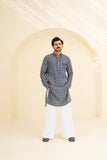 DEEPAK & FAHAD - Rayn - Black & White - jute-cotton - 2 Piece