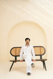 DEEPAK & FAHAD - Nayel - White - cotton - 2 Piece