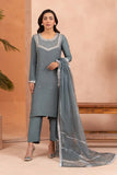 Allure by Ih - ESTELLE - Teal - Raw Silk - 3 Piece