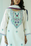 Gul E Noor - Sanin - Off white - Khaadi Cotton - 3 Piece