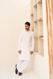 DEEPAK & FAHAD - Ehan - White - cotton - 2 Piece