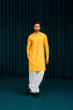 DEEPAK & FAHAD - Zaaris - yellow - cotton - 2 Piece