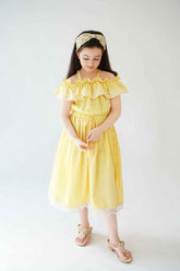 Hummingbirdspk - Sun-kissed Yellow Dress - 1 Piece