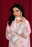 Zaaviay - Cotton Candy Silk Suit For Women - Pink - 3 Piece