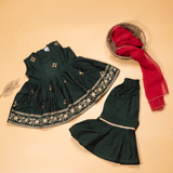 Kidoz Kloset - Emarald Aura Gharara For Girl