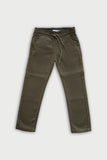 Hummingbirdspk - Moss Green cotton pull up chinos - 1 Piece