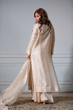 Yasmin Zaman - Butter Sheesha mat finish Suit For Women - Ivory - 3 Piece