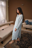 Insam - Ice Blue Kashmila Kurta