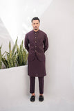 Shahjahan - Wash & Wear - Chocolate Brown - 3 Piece