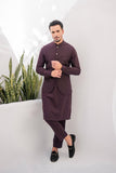 Shahjahan - Wash & Wear - Chocolate Brown - 3 Piece