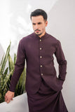 Shahjahan - Wash & Wear - Chocolate Brown - 3 Piece