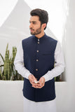 Shahjahan - Wash & Wear - Blue Waistcoat - 1 Piece
