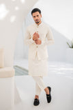 Shahjahan - Wash & Wear - Boski Kurta Trouser & Waistcoat - 3 Piece