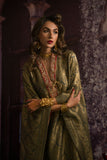 Maheen Khan - MARRAKESH - Kaftan - Grey Gold - Pure Silk Brocade - 2 Piece