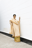 Pinktree - Morgiana - katan silk - Pure Ivory and gold - 3 Piece - Studio by TCS