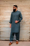AlifYay Green Kameez Shalwar 2 piece AY-007-cotton