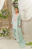 Alishba Kashif - Saahil - Mint - Viscose Silk - 3 Piece