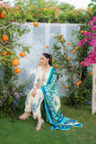Shehrnaz - SHK-1266 - Off-white - Raw Silk - 3 Piece