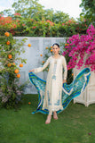 Shehrnaz - SHK-1266 - Off-white - Raw Silk - 3 Piece