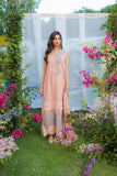 Shehrnaz - SHK-1267 - Tea pink - Karandi / Chiffon - 3 Piece