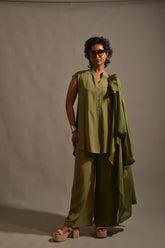 Gulabo - OLIVE SET - Bosky Lawn - Olive Green - 2 Piece