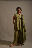 Gulabo - OLIVE SET - Bosky Lawn - Olive Green - 2 Piece
