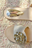 Milli Shoes - Fancy Slides - Golden - 1553 - Studio by TCS