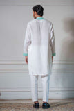 Yasmin Zaman - Cotton Kurta With Trouser For Men - Ivory - 2 Piece