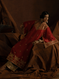 Sanam Chaudhri Delnavaz Rust 2 Piece