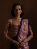 Sanam Chaudhri Laleh Saree Purple 1 Piece