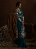 Sanam Chaudhri Lilya Saree Green 1 Piece