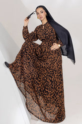 Malbus - Desert Cheetah - Chiffon - Black - 1 Piece