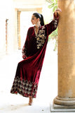 Pinktree - Dil Jawan - Kaftan - Maroon - 1 Piece