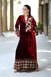 Pinktree - Dil Jawan - Kaftan - Maroon - 1 Piece