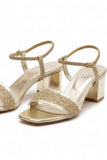 Milli Shoes - Block Heel Sandal For Women - Gold - Studio by TCS