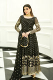 Allure by IH - SAFA - Black - Chiffon & Katan - 4 Piece