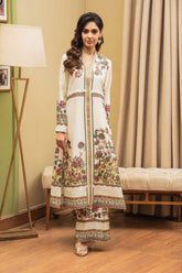 Shamaeel - ECK-26 - White - Khaddi Silk - 2 Piece