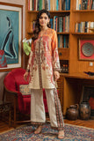 Shamaeel - ECK-29 - Orange - Khaddi Silk - 2 Piece