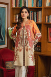 Shamaeel - ECK-29 - Orange - Khaddi Silk - 2 Piece