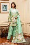 Shamaeel - ECK-30 - Mint Green - Khaddi Silk - 3 Piece