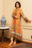 Shamaeel - ECK-32 - Orange - Crepe & Khaddi Silk - 2 Piece