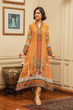 Shamaeel - ECK-32 - Orange - Crepe & Khaddi Silk - 2 Piece