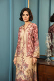 Shamaeel - ECK-34 - Pink & Beige - Khaddi Silk - 2 Piece
