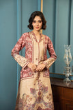 Shamaeel - ECK-34 - Pink & Beige - Khaddi Silk - 2 Piece