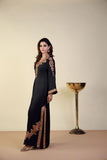 Shamaeel - EE-01 - Black - Sheesha Silk & Khaddi Silk - 2 Piece